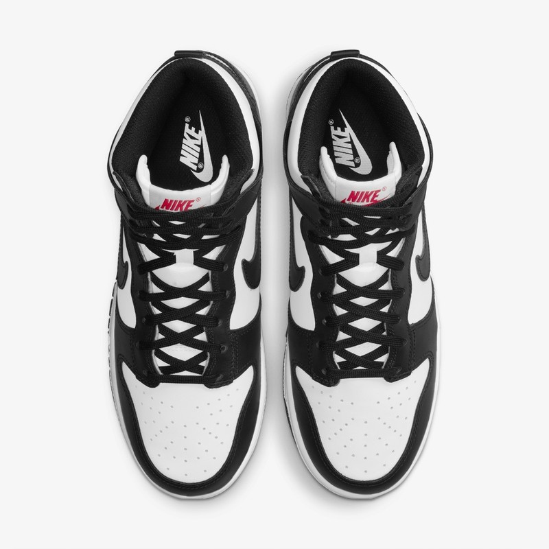 Black white nike high tops deals